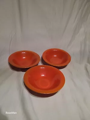 Mid-Century  Atomic Red  Ceramic Dishes  (Bowles) Sold Individually  • $14