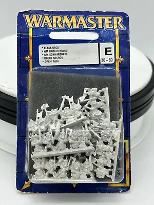Warmaster ORCs Black   30-89 Citadel Miniatures  Games Workshop • £32