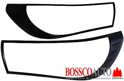 Front Black Headlight Head Light Trim Covers Suitable For Toyota Hilux 2015-2020 • $34.50