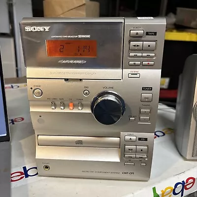 Sony CMT-CP1 Micro Stereo System TAPE WORKS CD Not Reading. No Speakers • $25