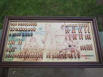 Vtg 1979 Speer Rcbs Cci Omark  Founder's  Bullet Display Board  Nice Cond Too • $285