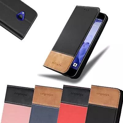 Case For HTC U PLAY Phone Cover Protection Book Stand Magnetic • $9.99