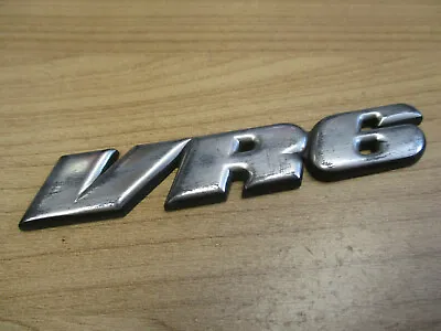VR6 Emblem Logo VW Golf 3 Passat 35i Chrome Lettering 1H6853675A • $21.28