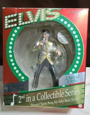 1996 Carlton Cards Musical Ornament Elvis 2nd In Series NIB NEW IN BOX SLDB  • $25.99
