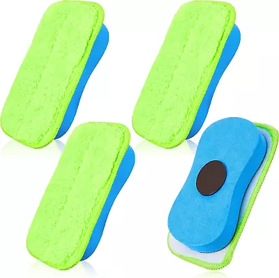 Microfiber Dustless Chalk Eraser Magnetic Chalkboard Eraser Multipurpose Cleanin • $19.99