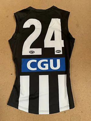 Afl Collingwood Magpies Player Match Issue Home Official #24 Jumper - Pendlebury • $195