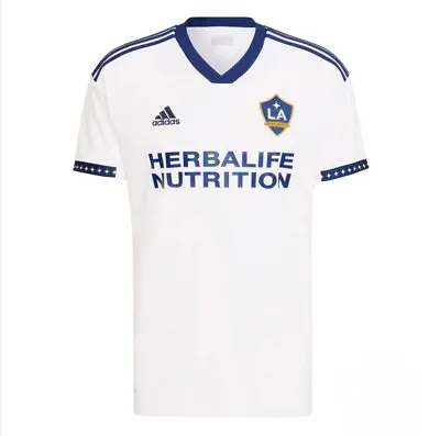 Adidas LA Galaxy 22/23 Home Jersey White Men’s Size 2XL New With Tags • $41.95