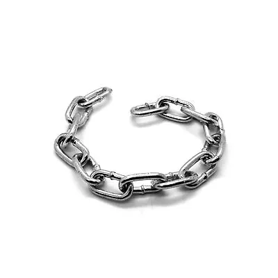 £4.19 • Buy Hot Dipped Galvanised Steel Chain 2 Mm - 12 Mm Heavy Duty Durable Security Links