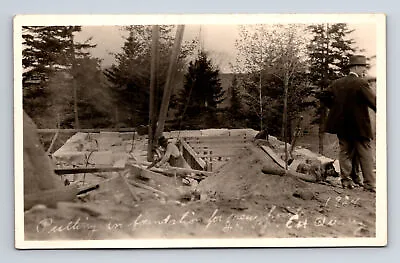 RPPC JK Pirie Granite Quarry Mine Derrick Foundation Williamstown VT Postcard • $8.36