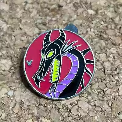 Disney Trading Pin Maleficent Dragon Red Circle Sleeping Beauty • $4.99