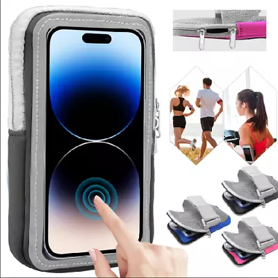 Waterproof Armband Case Sports Gym Running Exercise Phone Holder Pouch Universal • $8.90