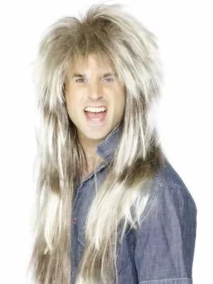 Mens Long Blonde Mullet Wig Redneck Hair 80s Halloween Costume Hill Billy Adult • $24.99