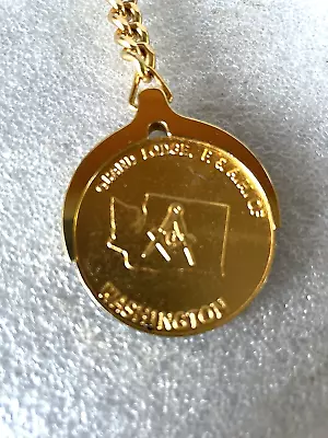 Vintage Washington State Masonic Grand Lodge  Keychain - 1987 U.S. Constitution • $8.50