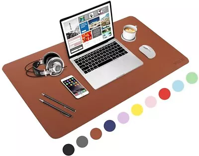 🔥 Large Waterproof Mouse Pad Leather Desk Pad Protector Non-Slip Desk Mat • $5.90