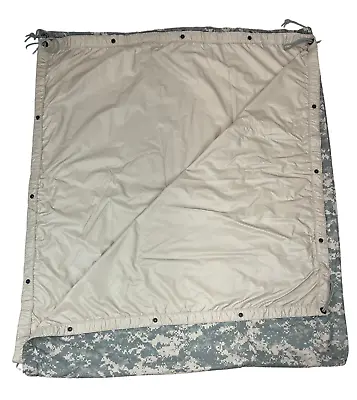 Used (Dead Stock) Military Outdoor Clothing ACU/Tan Reversible Tarp*mocinc.1982* • $44.99