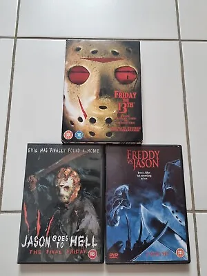 £32.95 • Buy Friday The 13th Complete 1-8 Box Set [DVD]+ Freddy Vs Jason + Jason Goes To Hell