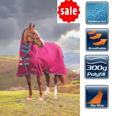 £83.69 • Buy Heavy Weight Turnout Rug Shires Highlander Combo Full Neck Horse Rug 300g Fill