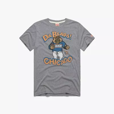 Men’s CHICAGO BEARS 🐻 Da Bears! T-Shirt Gray Size XXL Homage NWT! NEW • $22.89