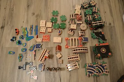 Melissa And Doug Puzzle World Wooden Train Track Lot 125+ Pieces • $99.99