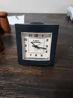 Vintage Timex Easy Reader Bedside Alarm Clock With Snooze • $14.99