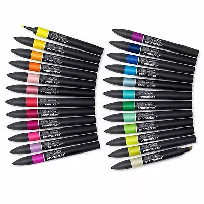 Winsor & Newton Designers Promarker Twin-Tip Graphic Marker Pens - 189 Colours • £3.93