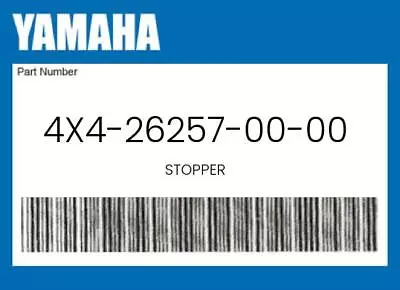 New Genuine Oem Yamaha Stopper - 4X4-26257-00-00 • $8.74