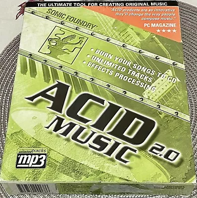 Sonic Foundry Acid Music 2.0 Music Editing For Microsoft 9x NT 4.0- Later • £20.91