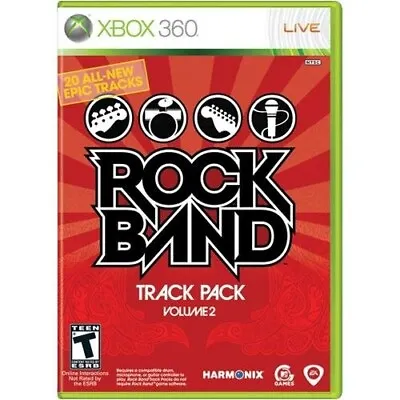 Rock Band Track Pk Vol2 Xbox 360 20 All-New Epic Tracks • $24.99
