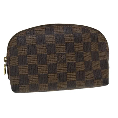 £145.36 • Buy LOUIS VUITTON Damier Ebene Pochette Cosmetic PM Pouch N47516 LV Auth Bs1928
