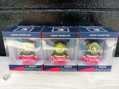 Disney VINYLMATION Cruise Line (3) 3  DREAM Mickey Mouse Figurines NEW • $19.99