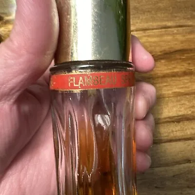 Vintage Flambeau By Faberge 1.85 Oz Spray Cologne 30% Full • $15