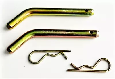 2 Class 5v 5/8  Bent Trailer Receiver Hitch Pins 4-1/2  Long Coupler R Pin Bp58l • $15.99