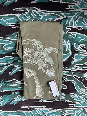 New Mens Maharishi Mhi Olive Green Embroidered Phoenix Snopants Size M • £250