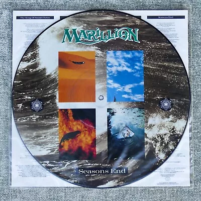 Marillion  Seasons End  Picture Disc LP Vinyl Limited Edition UK 1989 EMDPD-1011 • $39.99