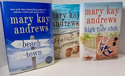 Mary Kay Andrews SIGNED Beach Town + The High Tide Club & Hello Summer • $19.20