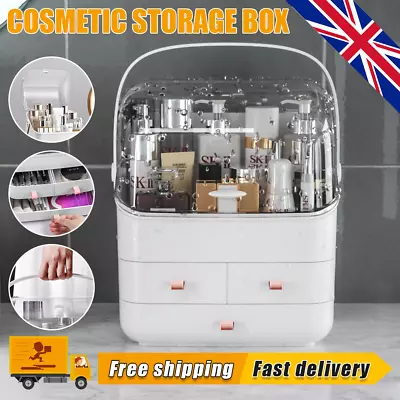 Large Makeup Cosmetic Organiser Dressing Table Make Up Holder Tidy Storage Box • £14.99