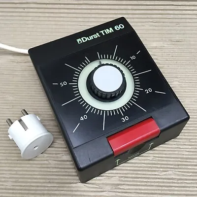 Durst TIM60 Darkroom Timer / Enlarger Timer - Enlarger Plug Included • £55