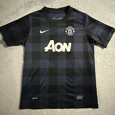 Manchester United Nike Soccer Jersey Blue Youth Boy’s Sz L #20 V.PERSIE • $20