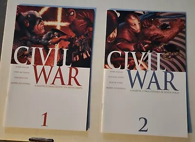 Civil War #1-7 Opening Shot Choosing Sides (Marvel Comics July 2006) • $55