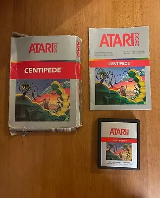 Centipede In Box With Manual - Atari 2600 Game - Pal • $39