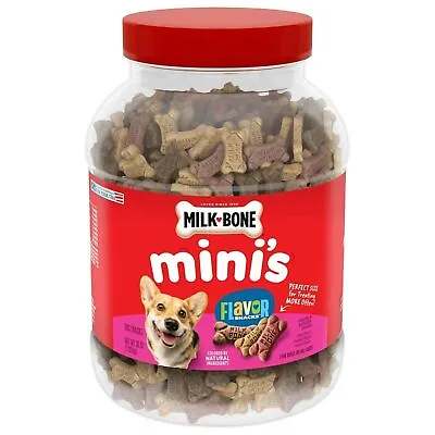 Milk-Bone Flavor Snacks Mini Dog Biscuits Flavored Crunchy Dog Treats 36 Oz. • $11.36