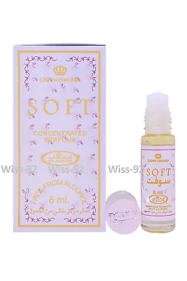 Soft 6ml Roll On By Al Rehab Crown Perfumes HALAL ATTAR ITR • £4.29