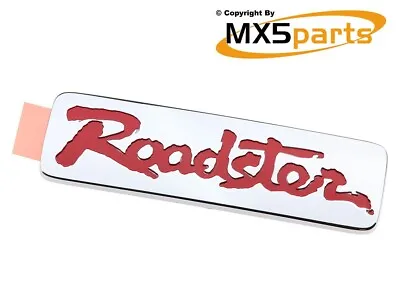 MX5 Red Rear Roadster Badge Logo Emblem Genuine Mazda MX-5 Mk1 NA 1989-1998 • £19.81