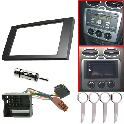 Car Radio Double Din Facia Panel Adapter Kit For FORD Transit 2006 Onwards UK • £11.79