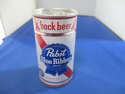 Pabst Blue Ribbon Bock 12 Oz. Crimped Steel Beer Can Bottom Opened Milwaukee • $9.99