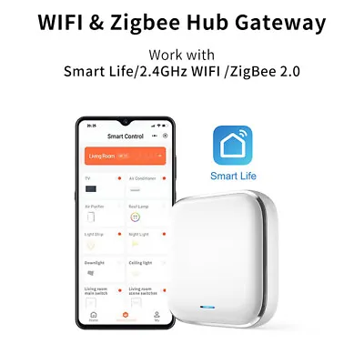 Smart Home Hub Smart Multimode Gateway Wifi Mesh Zigbee Mini Smart Mode • $36.36