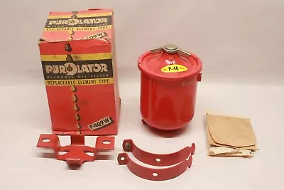 NOS Dodge Plymouth Chrysler DeSoto Remote Engine Oil Filter Canister Assembly • $51