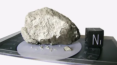 Apollo 15 Lunar GENESIS ROCK Replica W/Meteorite Scale Cube JSC1A & Anorthosite • $2500