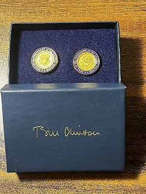 Bill Clinton Presidential Seal Cufflinks • $32