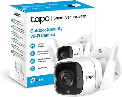 £46.99 • Buy TP-Link Tapo C310 Outdoor Security Wi-Fi Camera IP66 Two-Way Audio – UK